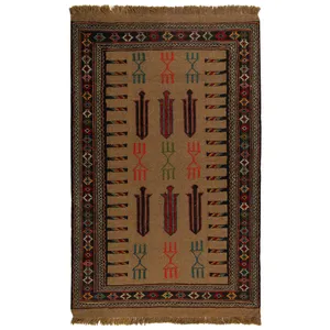 گلیم دستبافت دو متری کد 990784