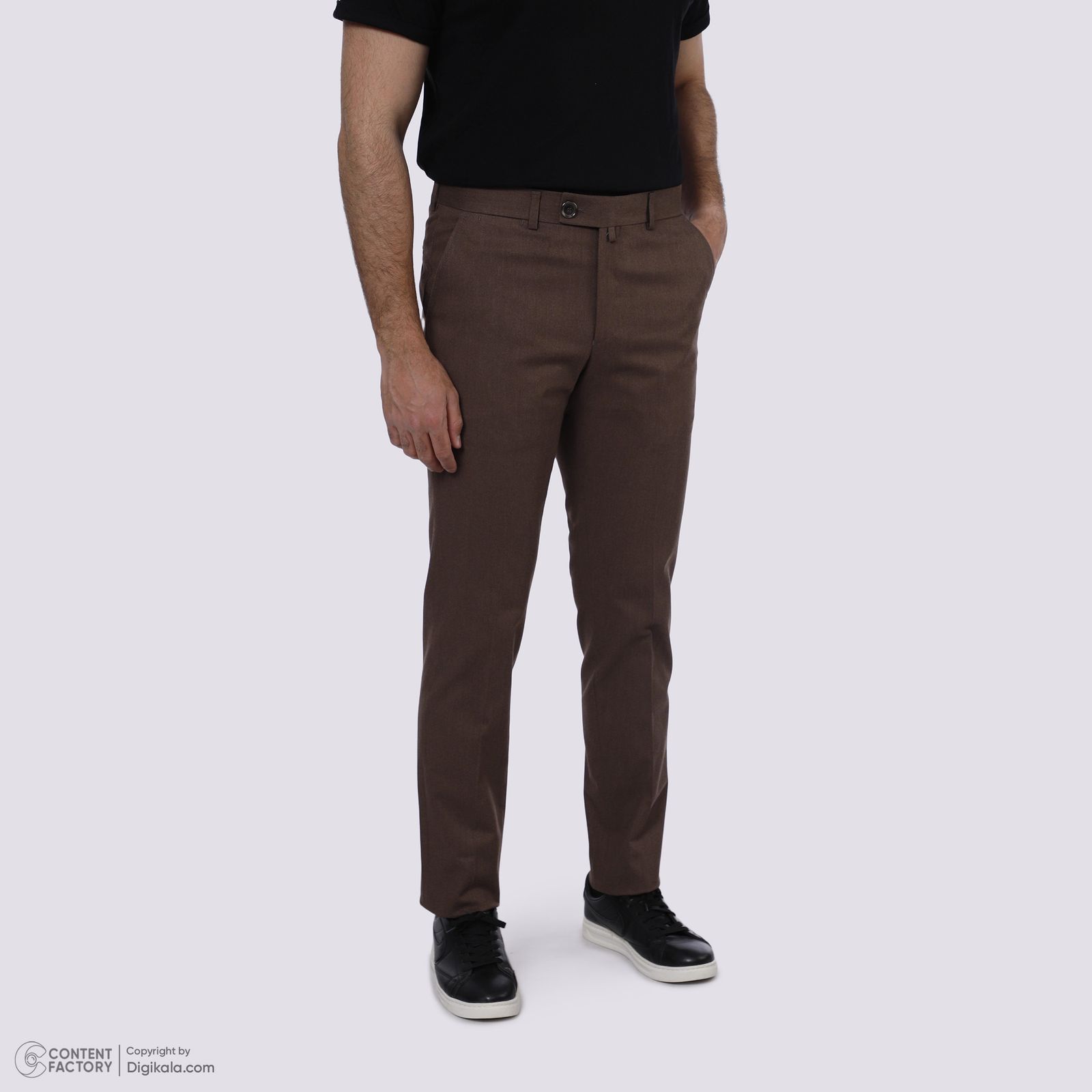 شلوار جذب مردانه کروم مدل کتان 2322710 - - 12