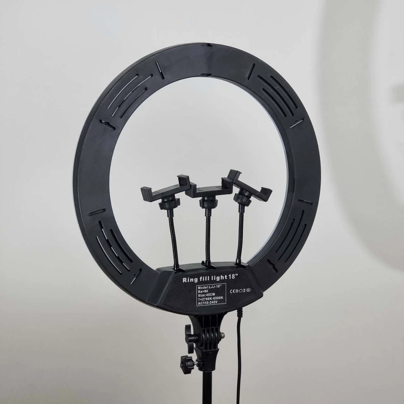 عکس شماره 9 : رینگ لایت مدل ljj-18 neo k به همراه سه پایه