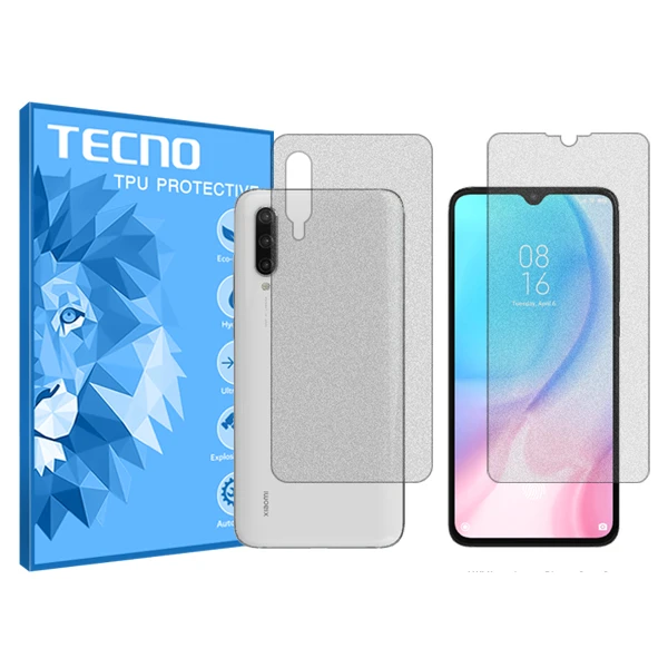 محافظ صفحه نمایش مات تکنو مدل HyMTT مناسب برای گوشی موبایل شیائومی Mi 9 Lite به همراه محافظ پشت گوشی