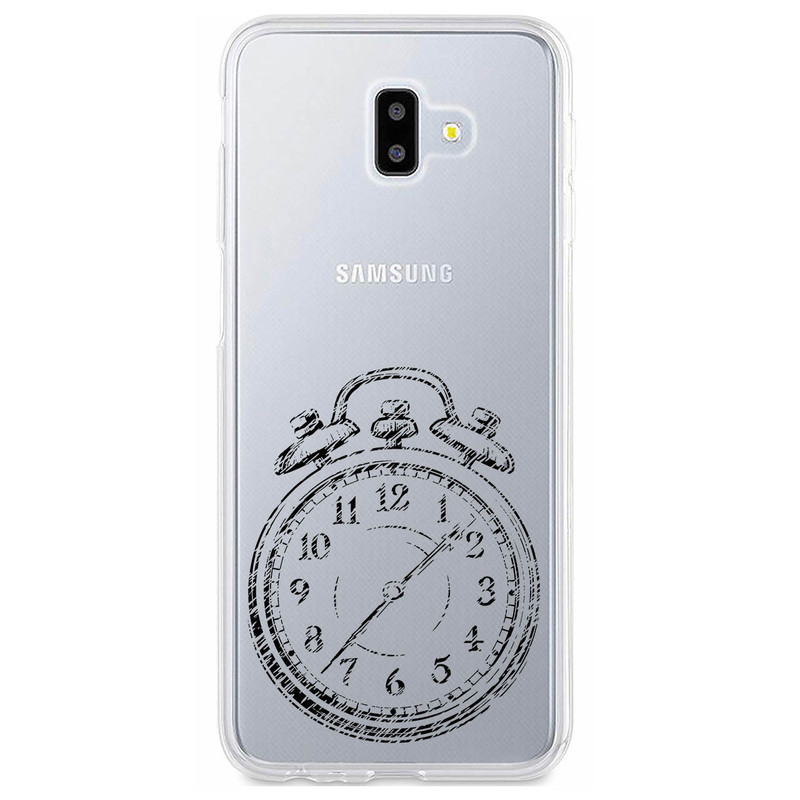 کاور مگافون طرح ساعت مدل C64-B مناسب برای گوشی موبایل سامسونگ Galaxy J6 Plus