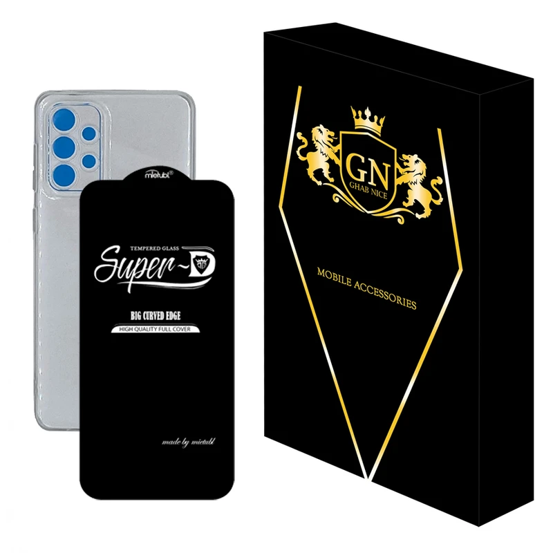 کاور قاب نایس مدل 2SDJ مناسب برای گوشی موبایل سامسونگ Galaxy A73 5G به همراه محافظ صفحه نمایش