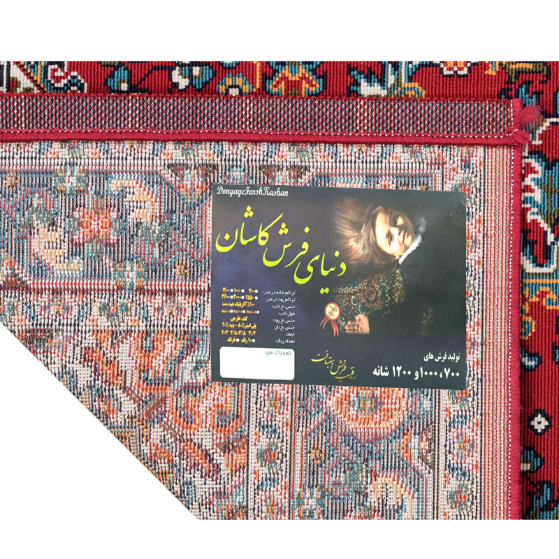 گلیم ماشینی دنیای فرش مدل هریس کد 418