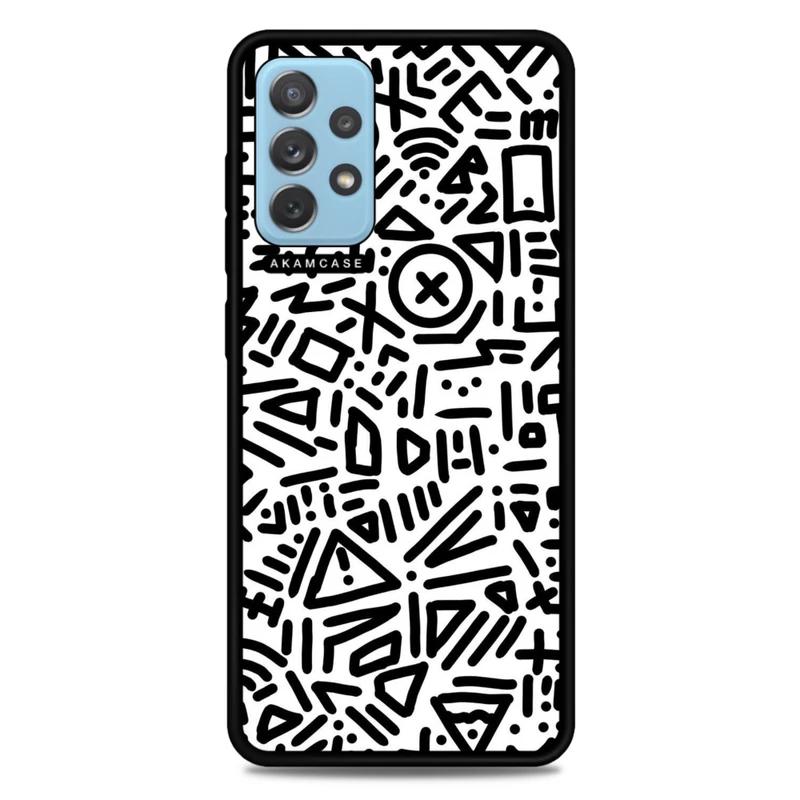 کاور آکام مدل AMC-WSGA72-DOODLE14 مناسب برای گوشی موبایل سامسونگ Galaxy A72