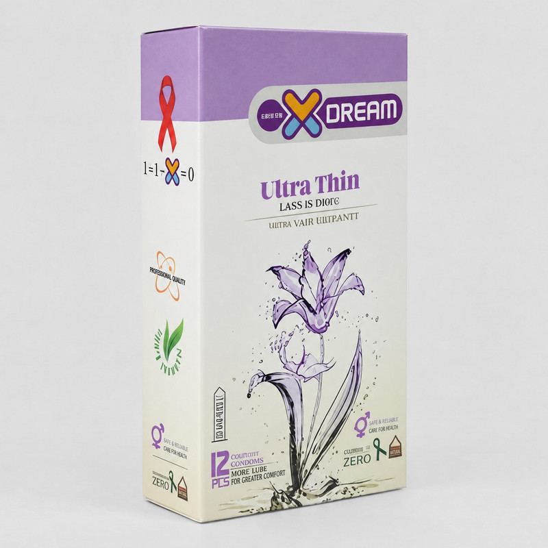 کاندوم ایکس دریم مدل Ultra Thin بسته 12 عددی