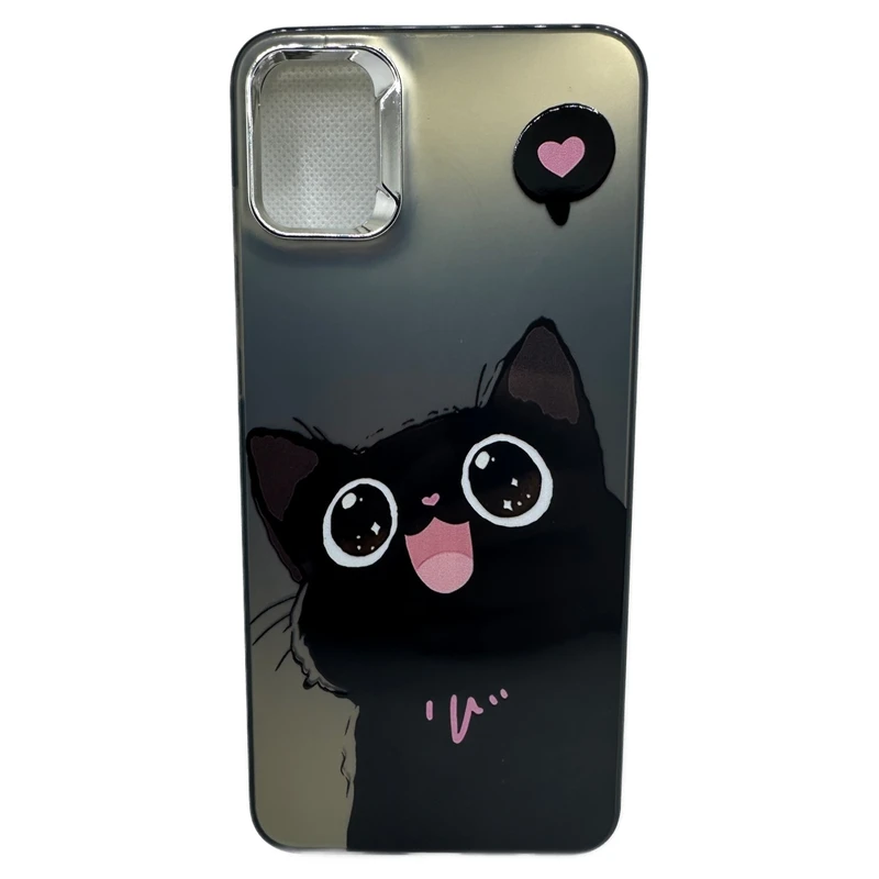 کاور کد 16طرح گربه  شاد مناسب برای گوشی موبایل سامسونگ Galaxy A05