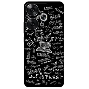 Megafone Social Media 1898 Cover For Xiaomi Poco F6