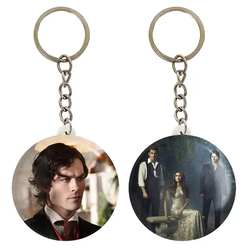 جاکلیدی خندالو مدل استفان و الینا و دیمون خاطرات یک خون آشام The Vampire Diaries کد 2027020266 مجموعه 2 عددی