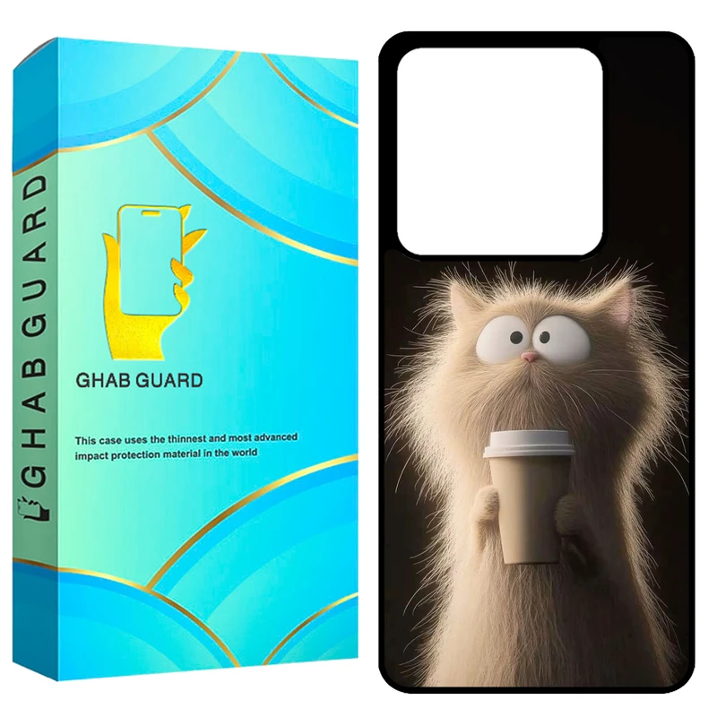 کاور قاب گارد طرح گربه مدل GCHPX6 مناسب برای گوشی موبایل شیائومی Redmi Note 13 Pro 5G / Poco X6 5G