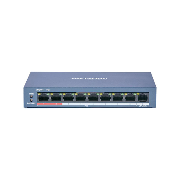 سوییچ شبکه 8 پورت هایک ویژن مدل DS-3E0109P-E/M(B)