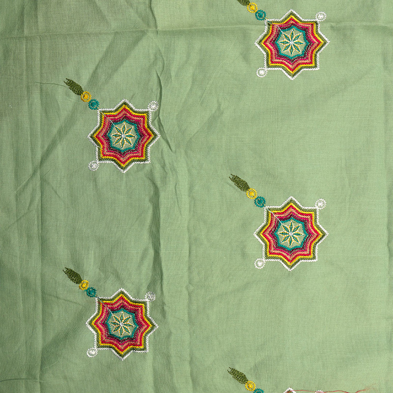 پارچه مانتو طرح پولک دوزی کد 02051430