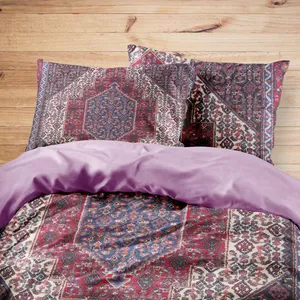 سرویس روتختی مدوپد طرح فرش سنندج مدل C-Sanandaj27 یک نفره 4 تکه