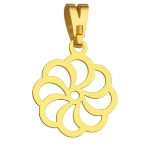 آویز گردنبند طلا 18 عیار زنانه گالری صادقی طرح دایره