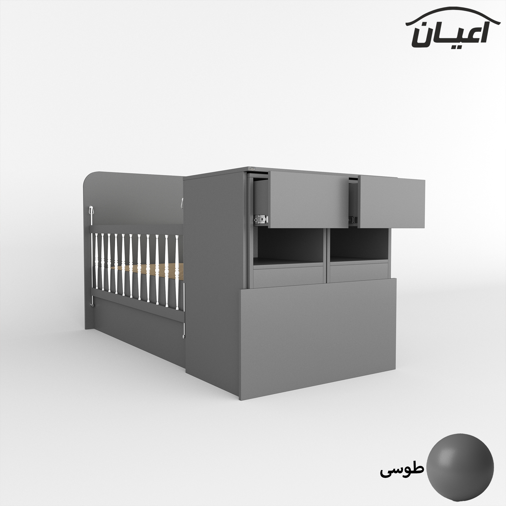 تختخواب کودک اعیان مدل FH745