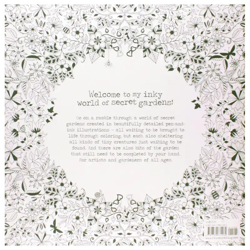 دفتر رنگ آمیزی مدل Secret Garden