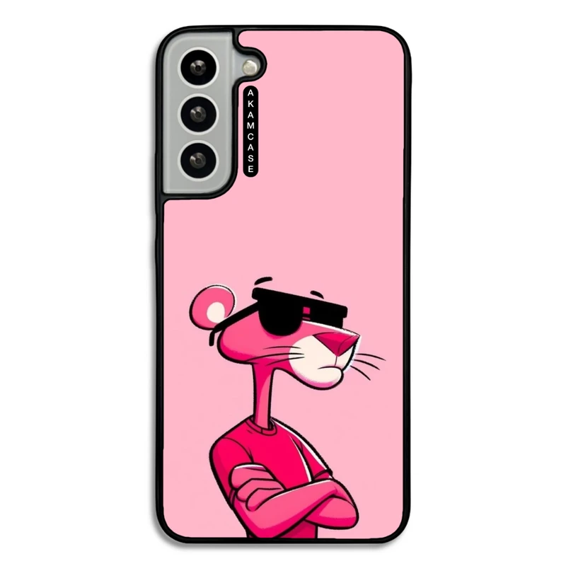 کاور آکام مدل AMC-WSGS22P-PINK PANTHER11 مناسب برای گوشی موبایل سامسونگ Galaxy S22 Plus