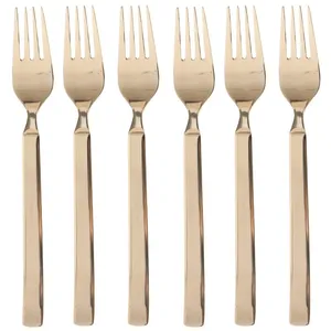 چنگال غذاخوری صنایع استیل ایران مدل 2 بسته 6 عددی