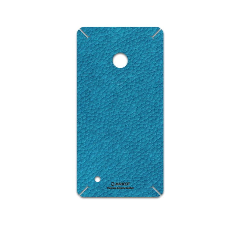 برچسب پوششی ماهوت مدل Blue-Leather مناسب برای گوشی موبایل نوکیا Lumia 530