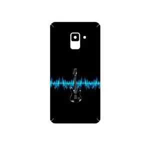 MAHOOT Electric Guitar Cover Sticker for Samsung Galaxy A8 2018