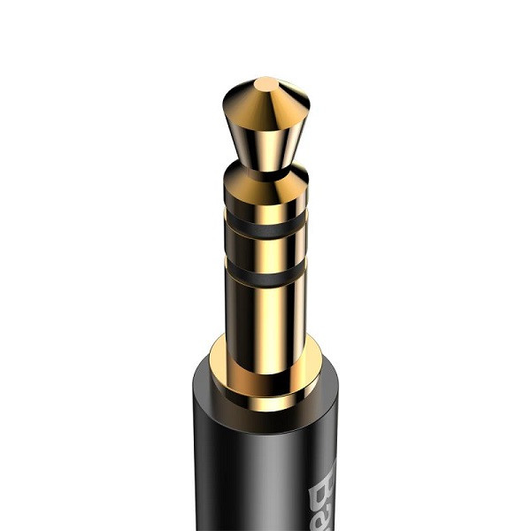 کابل تبدیل USB-C به AUX باسئوس مدل CAM01-M01-BA طول 1.2 متر