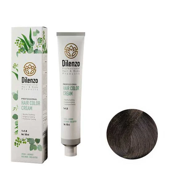 رنگ مو دیلنزو شماره 5K حجم 100 میلی لیتر رنگ قهوه ای دودی روشن