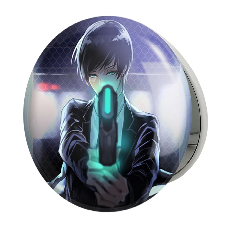 آینه جیبی خندالو طرح انیمه روان گذر (Psycho Pass) مدل تاشو کد 33736