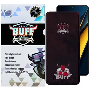 Buff Muscle-Bull-G Glass Screen Protector For Xiaomi Poco X6 Pro 5G / Poco X6 5G / Poco M6 Pro 4G