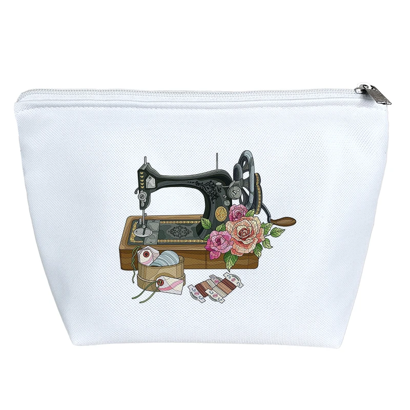 کیف لوازم آرایش دخترانه خندالو مدل چرخ خیاطی کد 2740