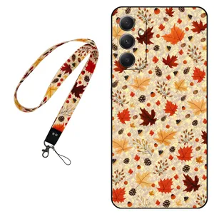 Megafone Fall 0017 Cover For Samsung Galaxy M13 Mobile Neckband 