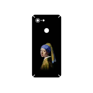 MAHOOT Girl with a Pearl Earring of Vermeer Cover Sticker for Google Pixel 3