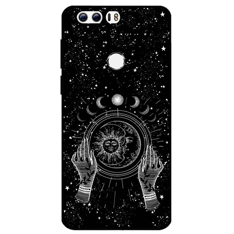  کاور مگافون طرح ماه و خورشید مدل 1892 مناسب برای گوشی موبایل آنر 8      