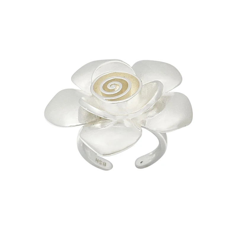 انگشتر زنانه مدل گل رز 