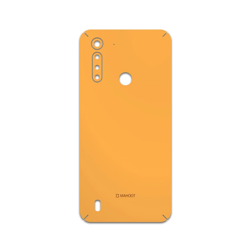 برچسب پوششی ماهوت مدل Matte-Orange مناسب برای گوشی موبایل موتورولا G8 Power Lite