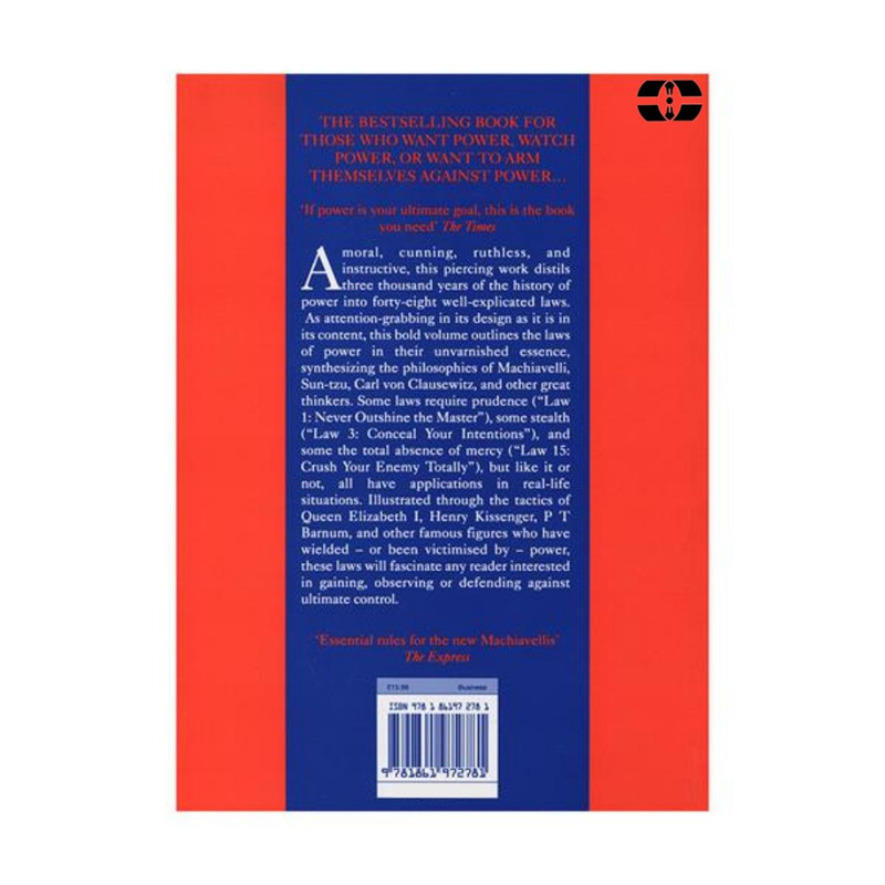 کتاب The 48 Laws Of Power اثر Robert Greene انتشارات سپاهان کتاب The 48 Laws Of Power اثر Robert Greene انتشارات سپاهان