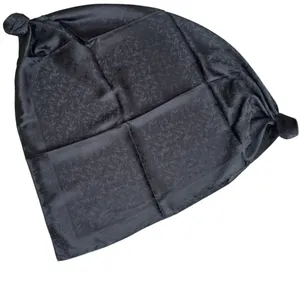 روسری زنانه مدل ساتن ابریشم مجلسی گلدار قواره متوسط کد 12