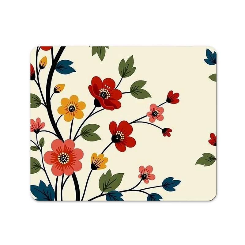 ماوس پد پاد آفرین طرح گل کد 579 سایز 19*24 سانتی متر