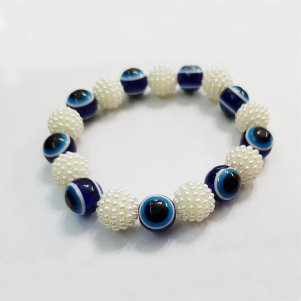 دستبند دخترانه مدل چشم و نظر کد 55