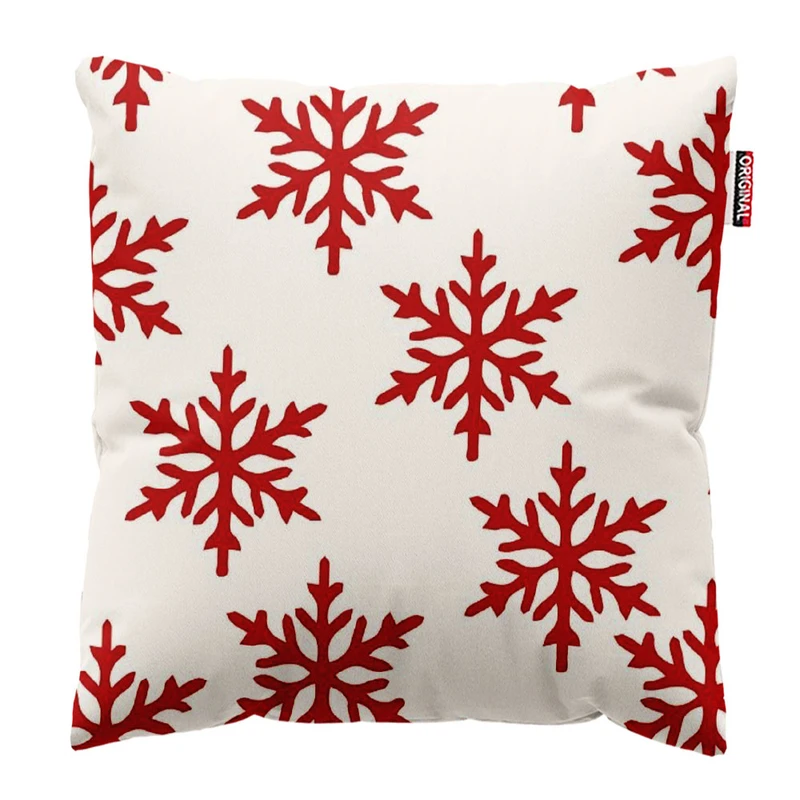 کوسن پاد آفرین طرح برف سایز 30*30 سانتی متر