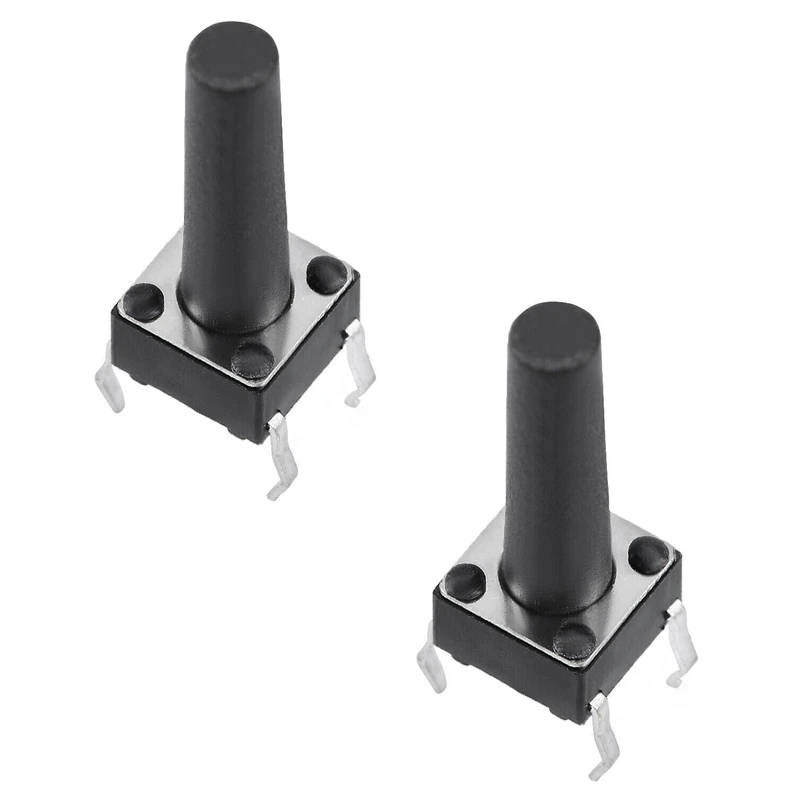 میکرو سوئیچ مدل Vertical-6×6×16-4P بسته 2 عددی