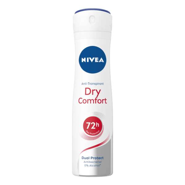 اسپری ضد تعریق زنانه نیوآ مدل Dry Comfort 72H حجم 150 میلی لیتر اسپری ضد تعریق زنانه نیوآ مدل Dry Comfort 72H حجم 150 میلی لیتر