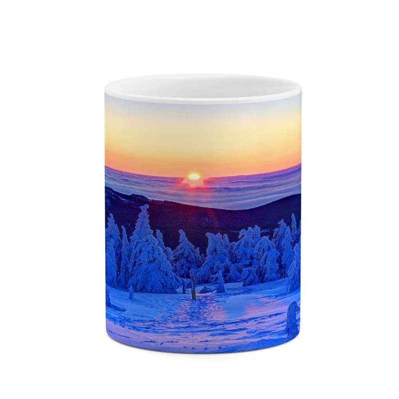 ماگ کاکتی مدل منظره برفی کد mgh15095