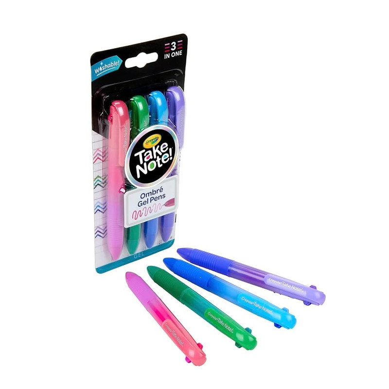 خودکار کرایولا مدل Ombre Gel Pens کد 586637 بسته 4 عددی