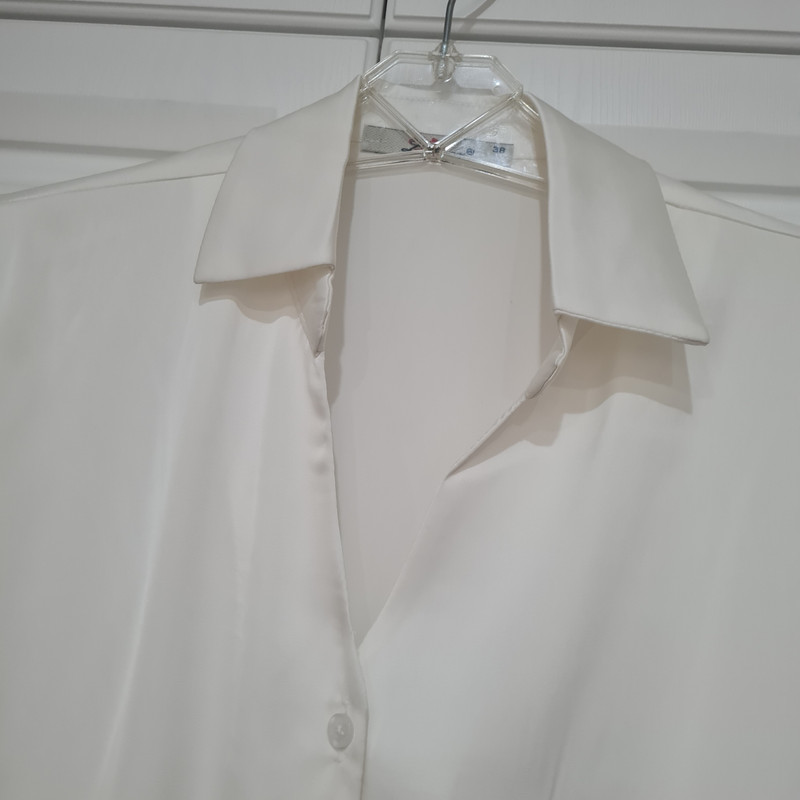 شومیز آستین بلند زنانه مدل ساتن کد ۱