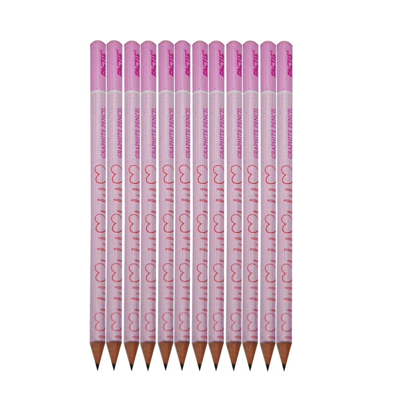 مداد مشکی فکتیس طرح قلب کد 07 بسته 12 عددی