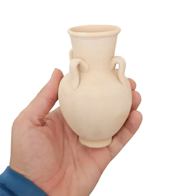 گلدان سفالی خام کد 2