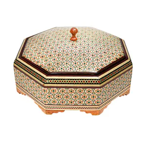 شکلات خوری خاتم کاری مدل اعلی کد Octagonal21
