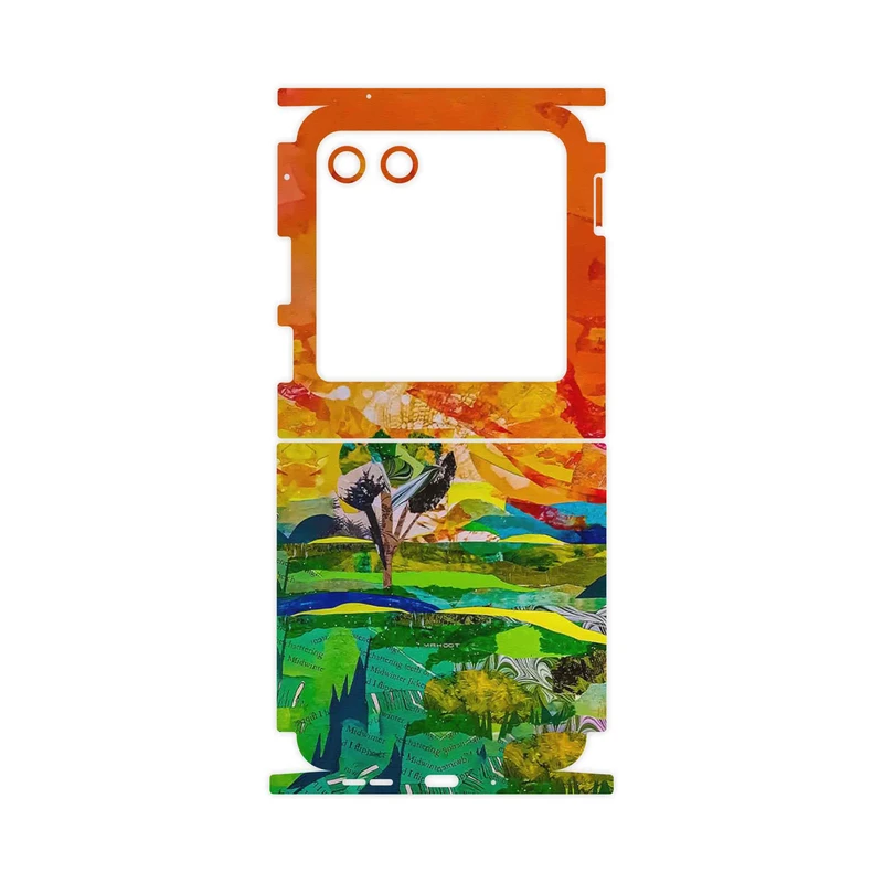 برچسب پوششی ماهوت مدل Collage of Painting-FullSkin مناسب برای گوشی موبایل موتورولا Razr 40 Ultra