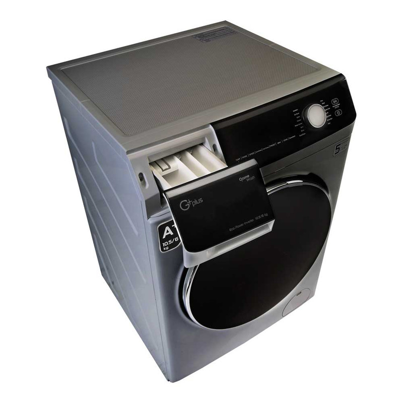 ماشین لباسشویی جی پلاس مدل GWM-M105T ظرفیت 10.5 کیلوگرم