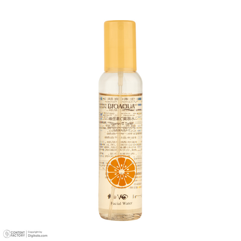 تونر پاک‌کننده صورت بی آکوا مدل ویتامین C مناسب برای انواع پوست حجم 150 میلی‌لیتر