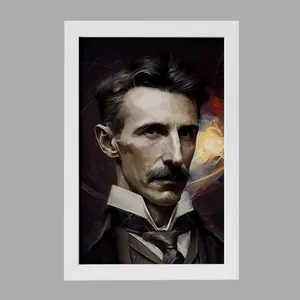 تابلو خندالو مدل نیکولاس تسلا Tesla کد 29492